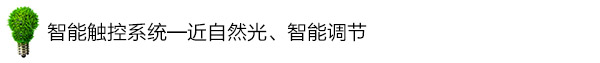 智能觸控系統(tǒng)——近自然光、智能調(diào)節(jié) 智能觸控系統(tǒng)——近自然光、智能調(diào)節(jié)